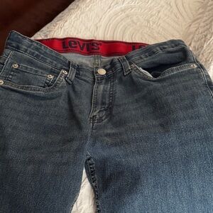 Levi's High Rise Dark Blue Jeans